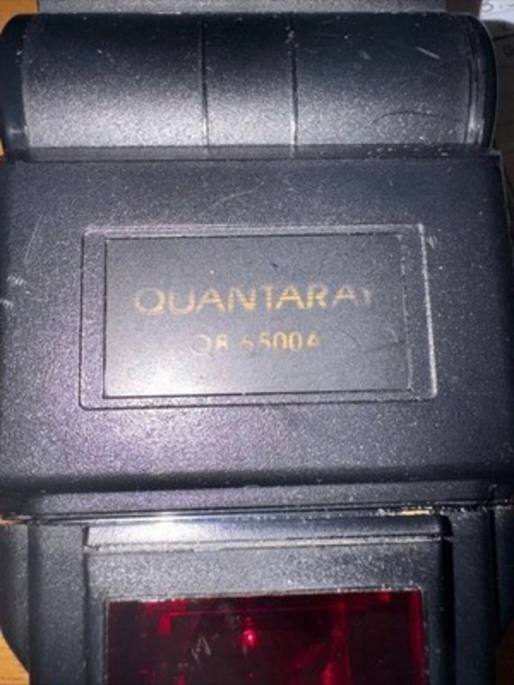 Quantaray QB-6500A Camera Flash Unknown Condition - Selling For Parts, May Work